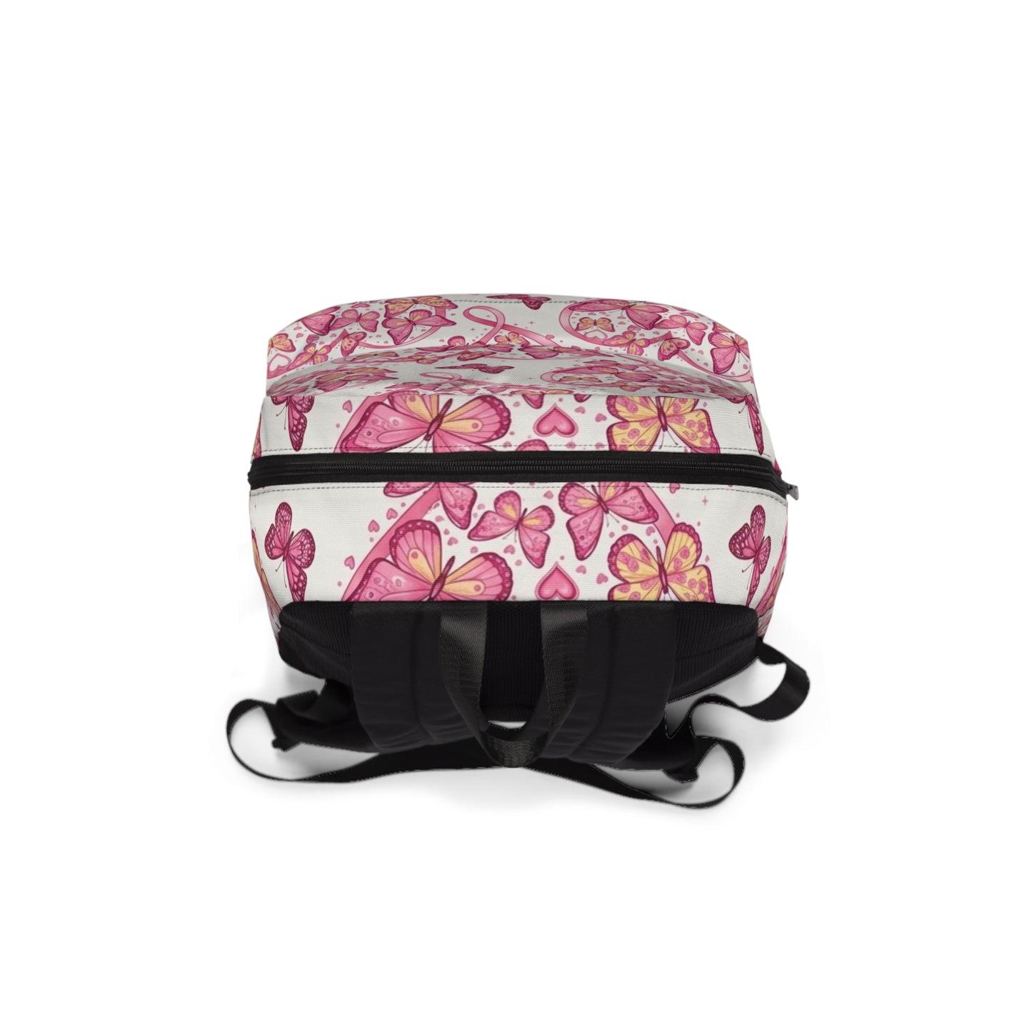 Pink Butterfly Bookbag