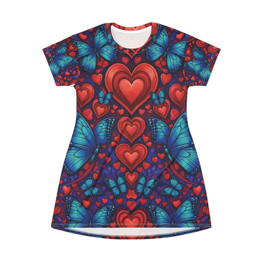 T-Shirt Butterfly Heart Dress
