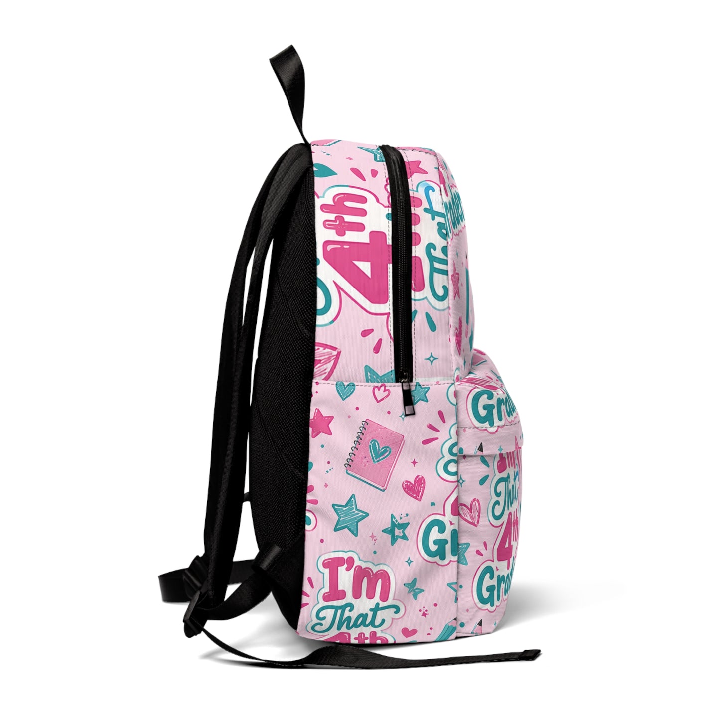 That 4th Grader Backpack – Cute Pink Back-to-School Kids Schoolbag