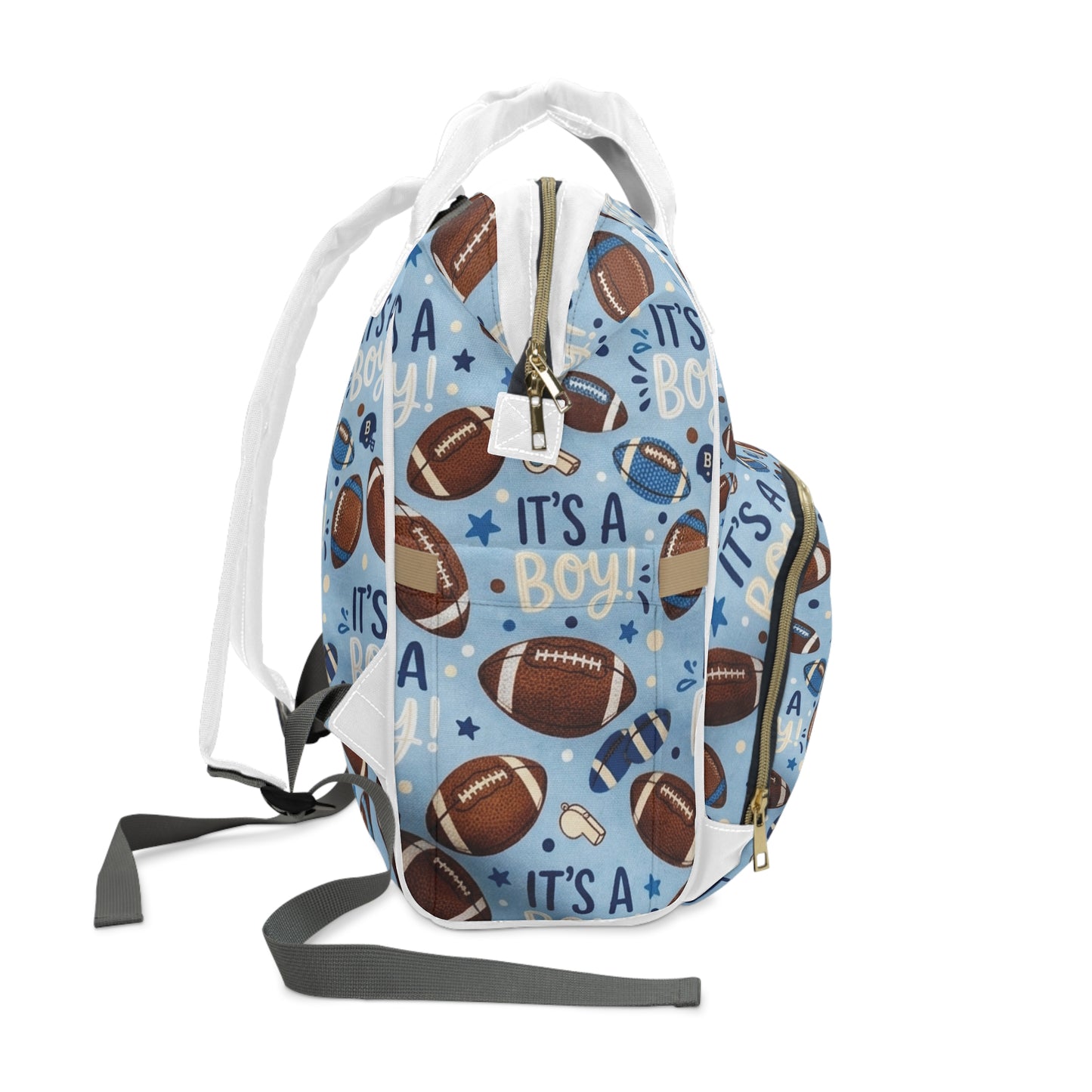 Baby Football  Diaper Backpack