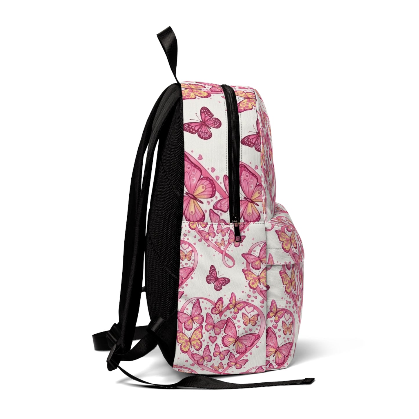 Pink Butterfly Bookbag