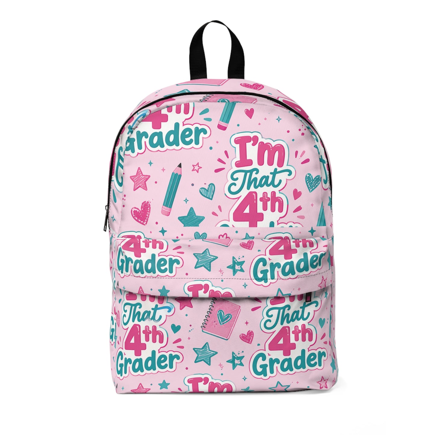 That 4th Grader Backpack – Cute Pink Back-to-School Kids Schoolbag