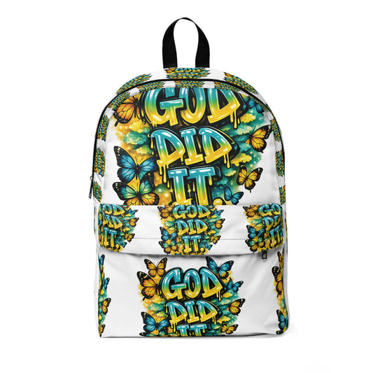 God Did it Bookbag