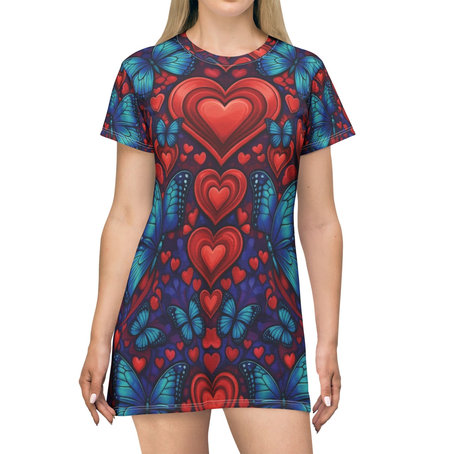 T-Shirt Butterfly Heart Dress