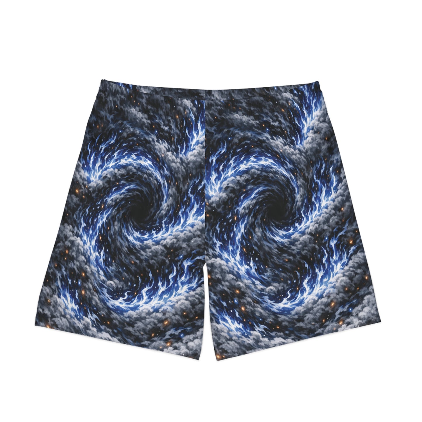 Men's Elastic Beach Shorts (AOP)