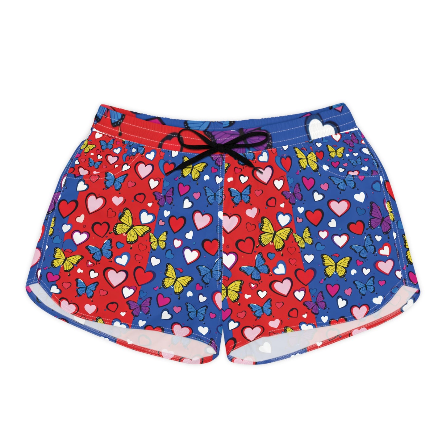 Red& Blue Casual Shorts