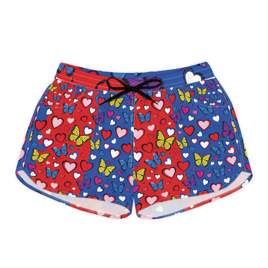Red& Blue Casual Shorts