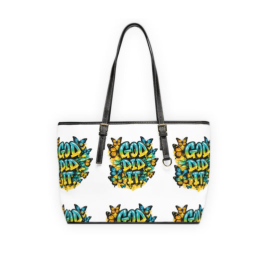God Did It PU Leather Shoulder Bag