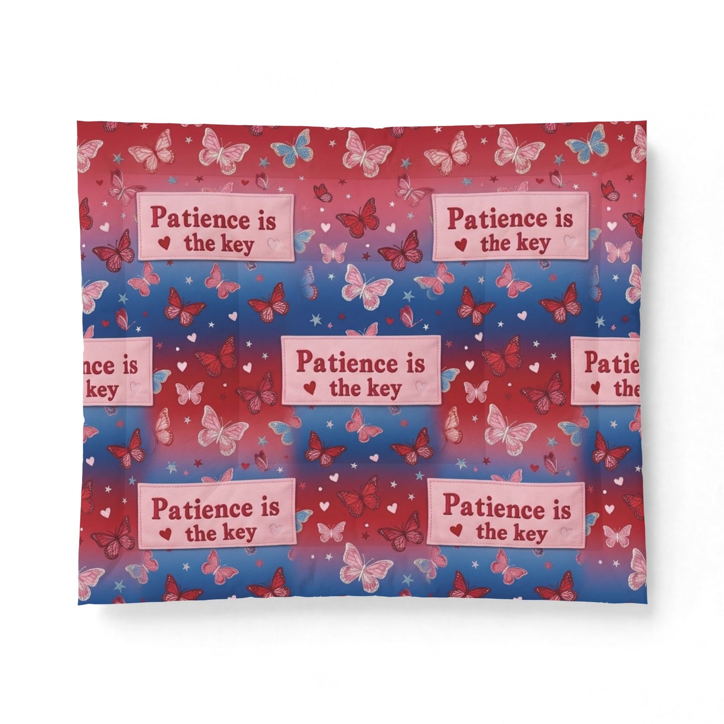 Patience is the Key Cotton Comforter
