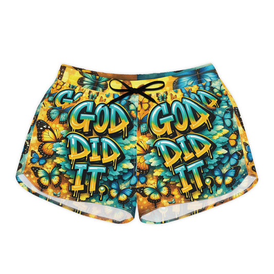 God Did it Casual Shorts