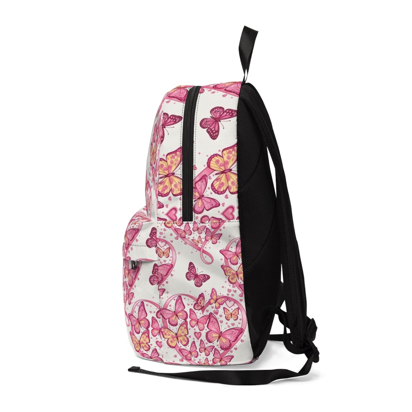 Pink Butterfly Bookbag