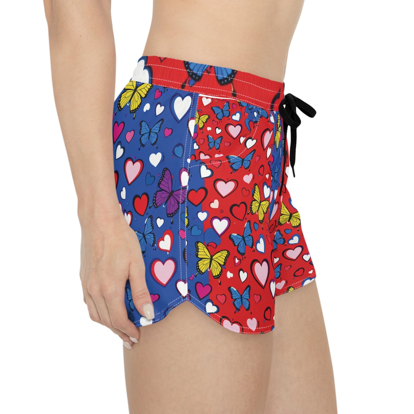 Red& Blue Casual Shorts