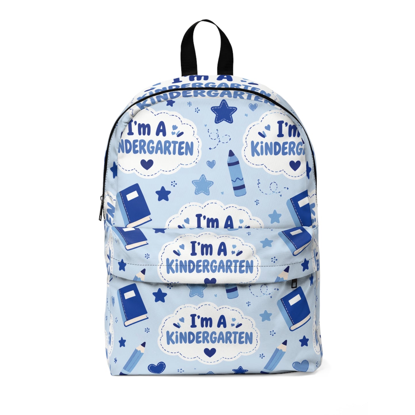 I'm A Kindergarten Backpack — Cute Blue School Bag for Kids