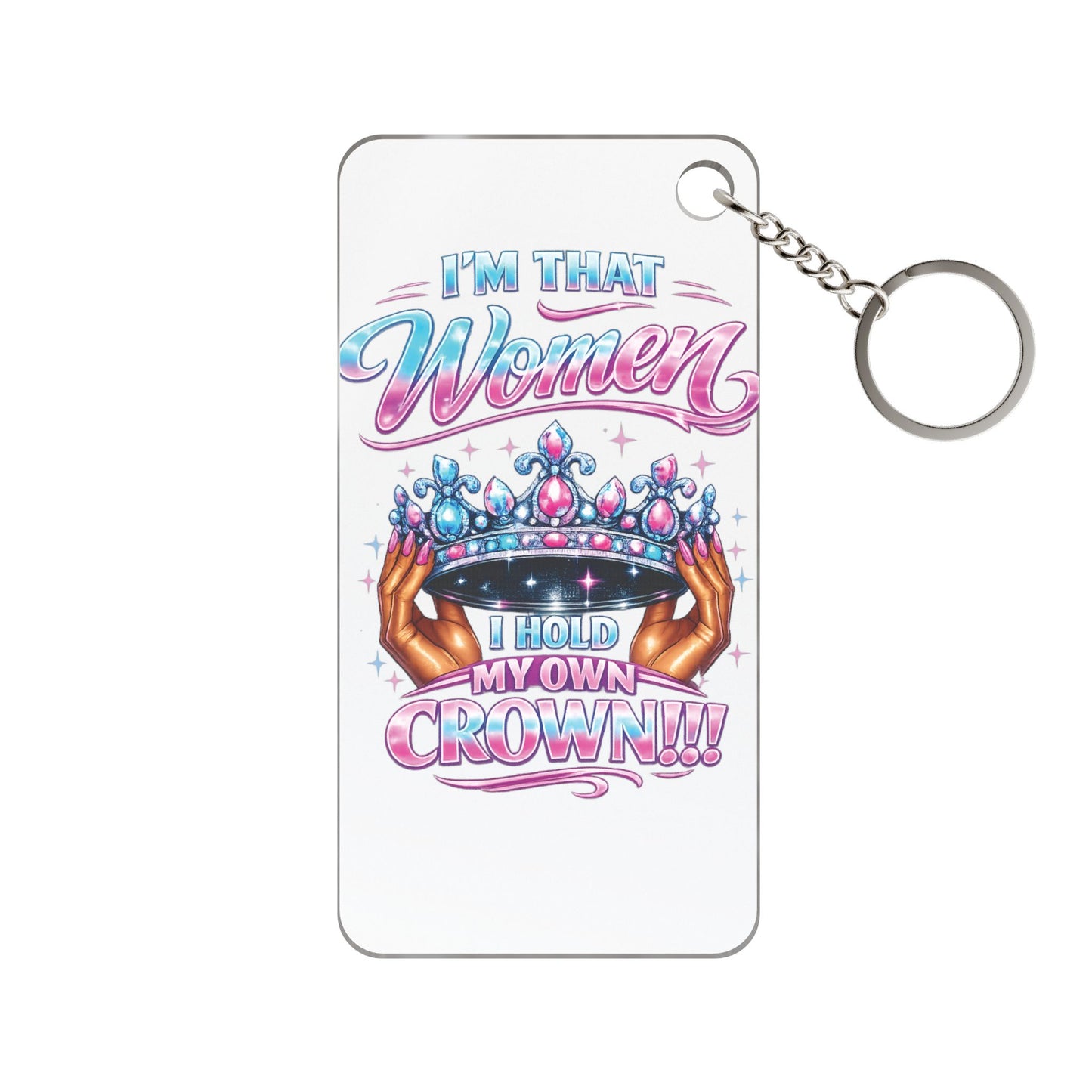 Single-Sided Printed Keychain Charm