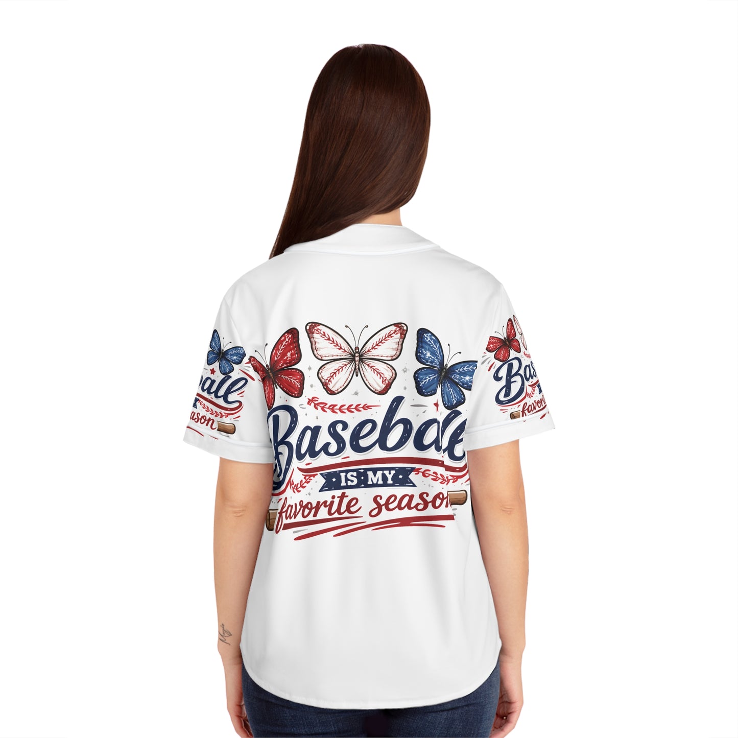 Women's Baseball Jersey (AOP)