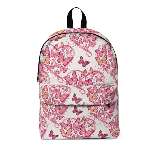Pink Butterfly Bookbag